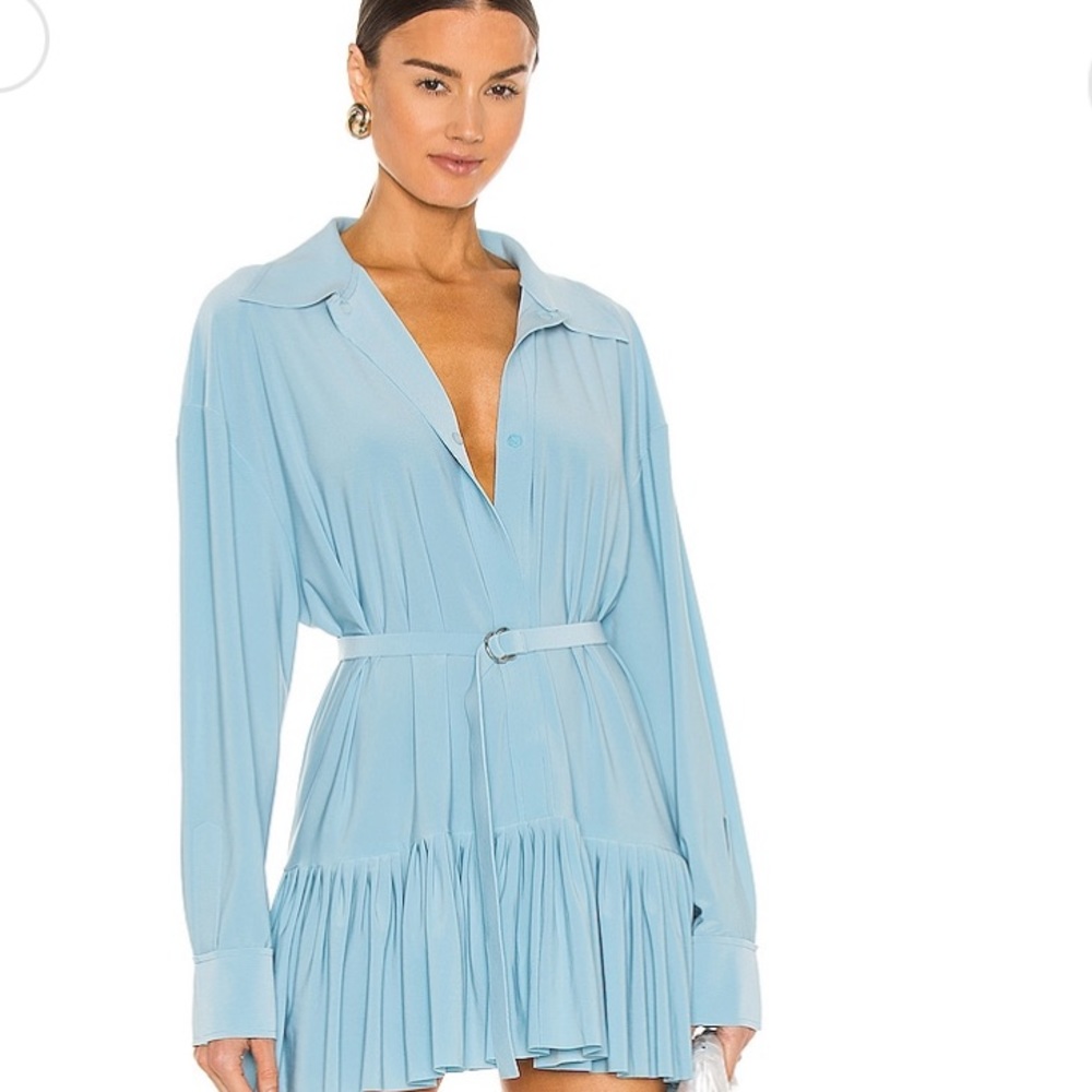 Norma Kamali Oversized boyfriend Shirt Dress